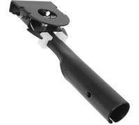 Toyvian Abrazadera para Mango de Fregona Giratoria 2.0 Negro de Acero Inoxidable y Aluminio Adaptador Resistente para Poste de Trapeador Hogar Hotel Limpieza Sencilla