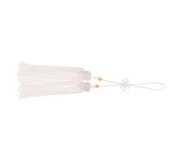 Toyvian Accesorio de Borla para Espada de Taichi, Adorno Chino Tradicional Blanco, Borla Decorativa para Artes Marciales y Obras de Teatro