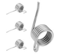 Toyvian Accesorio para Cubo de Fregona de Acero Inoxidable Rectangular Plata, Resorte de Repuesto para Escurridor, Ahorro Esfuerzo, Paquete de 4 Piezas para Limpieza Comercial