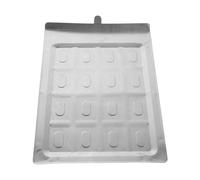 Toyvian Accesorio para Estufa, Bandeja de Hierro Resistente al Calor | Repuesto Extraíble, Recogida de Residuos, Uso en Camping y Hogar, Compatible Tabletop Heater y Log Burner