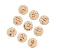 Toyvian Accesorios De Fotografía De Madera para Bebés Tarjetas De De Madera Tarjetas Fotográficas para Bebés para Sesión De Fotos De Recién Nacido