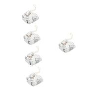 Toyvian Accesorios para Autos 5 Piezas Cubre biberones Anti caída Termo Cover Cubierta para biberón Manga para biberón Botella de Agua Accesorios Auto Decoraciones Viajar paseante algodón