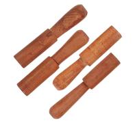 Toyvian Accesorios Para Cuenco Tibetano De Buda, Set De 4 Piezas De Madera Para Percusión, Pequeña Tamaño, Ideales Para Meditación y Relajación