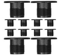 Toyvian Accesorios para Juegos de Futbolín Casquillos de Plástico de 12 MM para Varillas, 6 Pares de Piezas de Repuesto para Mesas de Futbolín