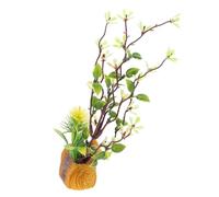 Toyvian Adorno Floral Artificial para Platos de Sushi y Sashimi Decoración Realista para Platos Fríos para Hoteles Cafeterías y Restaurantes Japoneses Flor Verde de Árbol y Paniculata
