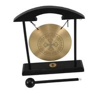 Toyvian Adornos De Feng Shui Gong Campana De Meditación De Latón Decoración Asiática para Escritorio y Hogar para Práctica De Tai Chi y Meditación Zen
