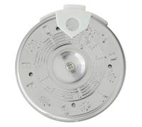 Toyvian Afinador De Tono De 13 Notas Para Guitarra, Violín y Ukelele, Calibrador Redondo 13 Orificios, Materiales De Hierro y Abs, Accesorio Musical Para Afinación Precisa Presentaciones y Práctica