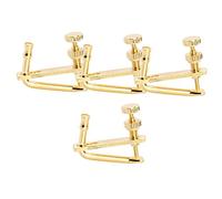 Toyvian Afinadores De Violín De Metal 4 Piezas Ganchos Para Cuerdas Ajuste 4/4-3/4 Accesorios Para Instrumentos Musicales Fácil Instalación Diseño Clásico y Elegante