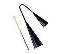 Toyvian Agogo Doble Campana Palo Batidor De Cencerro Campana De Agogo Juguetes Educativos Percusión Agogo Juego Infantil Juguete Del Rompecabezas Agogo De Mano Niño Campana Doble Planchar