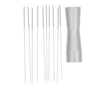 Toyvian Aguja Agitadora de Café de Acero Inoxidable para Espresso Herramienta Distribuidora y Batidor para Café en Casa y Cafetería Accesorio Profesional