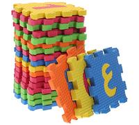 Toyvian Alfombra de rompecabezas del alfabeto árabe, 36 piezas, alfombra de juego de Eva para aprender letras, suave alfombra para gatear, alfombra de juegos para la habitación de los niños