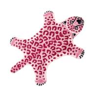 Toyvian Alfombra de Suelo Antideslizante para Mascotas Estampado de León, Tamaño Pequeño, Color, Lavable a Máquina, Adecuado para Baño, Cocina y Sala de Estar