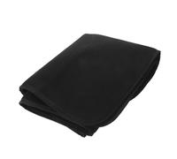 Toyvian Alfombrilla Ignífuga para Chimenea Semicírculo 102x60 Cm Resistente al Fuego, Protectora para Suelo, Estera Térmica Negra para Estufa de Leña Interior y Exterior