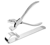 Toyvian Alicate Doblador de Brazaletes de Metal para Joyería, Plata | Curvas Precisas y Uso Fácil, Mango Ergonómico Nylon, para Talleres y Preparación de Ferias