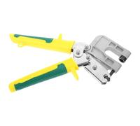 Toyvian Alicate Manual de Acero al Carbono para Sujeción de Quillas de Techo, Herramienta de Trabajo Pesado Función de Punzonado sin Taladro, Color Amarillo