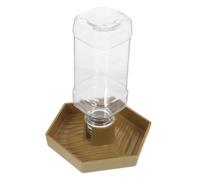 Toyvian alimentador automático de Agua Plato de Agua de Bebedero automatico para Reptiles Alimentador Lagarto Cuenco de Agua de Esquina para Reptiles tazón de Abdominales