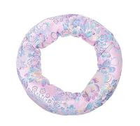 Toyvian Almohadilla Redonda Para Cuenco De Sonido Cojín Antideslizante Acolchado Con Bordado Tradicional Para Meditación y Protección Del Cuenco Budista Color Rosa