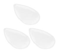 Toyvian Almohadillas Íntimas de Silicona para Mujer Corrector de Entrepierna para Natación Parches Privados Semitransparentes en Forma de Gota Pequeña 3 Unidades para Bikini y Yoga