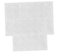 Toyvian Almohadillas Para Boquilla De Flauta 3 Piezas, Silicona Transparente Media Luna 0.4 Mm, Cojines Flexibles Para Boquilla De Saxofón Alto y Tenor, Parches Para Protección y Mejora De Sonido