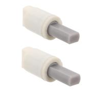 Toyvian Amortiguador para Asiento de Inodoro Cierre Suave 24mm Conexión Giratoria 2 Piezas Plástico Resistente Accesorio Bidé Reemplazo para Baño Silencioso