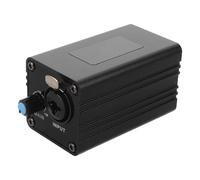 Toyvian Amplificador Dinámico de Micrófono con Conexión Cableada Estable y Supresión de Ruido para Transmisiones en Directo y Enseñanza en Aula, Diseño en Metal y Plástico Negro