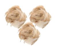 Toyvian Anidar Pájaros Mezcla de Yute para Canarios Pinzones y Colibríes Promueve Conductas Naturales Jaulas Jardines y Refugios
