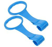 Toyvian Anillas De Entrenamiento Para Bebés y Anillas De Tracción Para Cuna, Portátiles y Seguras, Materiales Resistentes, Color Azul, Para Ejercicios De Primeros Pasos y Desarrollo Infantil,