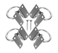 Toyvian Anillo de Amarre para Inoxidable 4 Piezas Resistente y Práctico Atar Exteriores