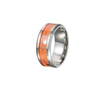 Toyvian Anillo de Pareja Diseño de Electrocardiografía Luminoso, Elegante y Creativo para Hombres y Mujeres en Fiestas