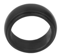 Toyvian Anillo de Silicona Negro Talla Actividades al Aire Resistente y Antideslizante Accesorio Deportivo Unisex para Mejorar Fuerza y Destreza de Dedos