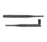 Toyvian Antena Material Plástico y Metal, Paquete de 2 Piezas de WiFi Alta Ganancia 2.4/5.8g Doble Banda Conector SMA Mejorar Señal en Enrutadores y PC