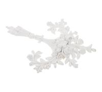 Toyvian Aplique de Flores Talladas de Resina 26x33 Cm para Decoración de Pared, Revestimiento Adhesivo Decorativo para Paredes y Techo, Adorno Superpuesto para Hogar y Sala