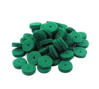Toyvian Arandelas De Fieltro para Lavadora De Piano, 90 Piezas Verdes, Accesorios De Reparación y Nivelación De Teclado, Piezas para Mantenimiento y Ajuste De Piano