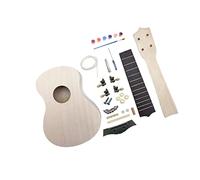 Toyvian Arme su Propio Kit de Pintura para Guitarra Ukelele de 21 Pulgadas Kit de Ukelele Instrumento Musical Hecho a Mano Madera de Tilo