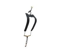 Toyvian Arnés de Saxofón de Doble Hombro Negro, Correa Ajustable de Cuero y Nylon Buena Capacidad de Carga y Efecto Fijo para Saxofón Tenor Varios estilos