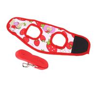 Toyvian Arnés para Conejo Tamaño M Chaleco Suave y Transpirable Color Fresa Correa para Tirar de Conejito Disfraz Fotográfico para Mascotas Pequeñas Cuerda Ajustable para Paseo Cómodo