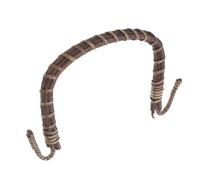 Toyvian Asa de Tetera de Ratán en Forma de U, Resistente y Cómoda para Cerámica, Mango de Reemplazo para Tetera Diseño Trenzado Marrón, Accesorio para Té y Manejo Seguro Hogar y Oficina