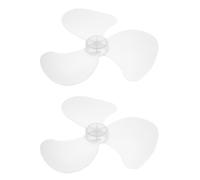 Toyvian Aspas de Ventilador Eléctrico de Plástico 14/16 2 Piezas para Reemplazo de Ventilador de Pie y Escritorio, Accesorio Duradero para Recambio en Hogar y Oficina