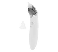 Toyvian Aspirador Eléctrico Para Bebés 5 Niveles De Succión Ajustable, Puntas De Silicona Reutilizables, Control Manual, Color Blanco, Limpieza Segura y Eficaz Para Recién Nacidos y Niños Pequeños