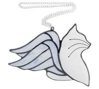 Toyvian Atrapasol Alas Coloridas De Gato Ángel Decoración Conmemorativa para Mascotas Colgante De Ventana para Queridos