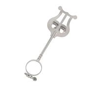 Toyvian Atril Música para Clarinete Portátil de Hierro Plata, Fácil de Transportar y Resistente, Adecuado para Partituras en Marcha y Práctica Musical