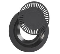 Toyvian Bandeja de Barbacoa Coreana Antiadherente para Asar Carne Resistente al Calor Plancha para Parrilla Apta para Estufa de Gas y Eléctrica Utensilio de Cocina Práctico