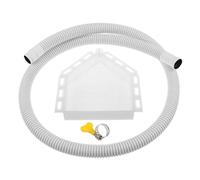 Toyvian Bandeja de Condensación para Aire Acondicionado Portátil, Bandeja de Drenaje con Tornillos Aplicables, Captador de Goteo Resistente para Unidad Exterior, Tubo de Desagüe de 1