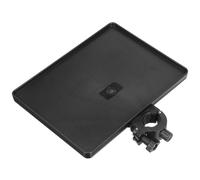 Toyvian Bandeja de Plástico para Tarjeta de Sonido y Soporte de Micrófono Ajustable, Tamaño Mediano 22x16,5 Cm, Bandeja Multifuncional para Transmisión y Almacenamiento de Accesorios