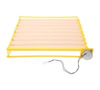 Toyvian Bandeja Giratoria para Incubadora Automática de Huevos de Aves, Voltear Automático, Capacidad 56 Huevos, Color Amarillo, Uso Doméstico para Pollos, Codornices y Patos, Suministros