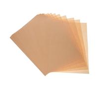 Toyvian Bandejas de Papel Pergamino para Hornear, 100 Unidades, Precortadas, sin Blanquear, Antiadherentes, Resistentes a La Grasa, para Horno, Galletas, Pan, Pizza, Parrilla, Freidora de Aire Y