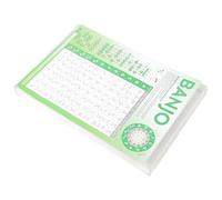 Toyvian Banjo Chord Chart Para Principiantes y Avanzados Gráfica De Escalas y Acordes De Banjo Diagrama De Dedos Herramienta Práctica Para Mejorar Habilidades Musicales