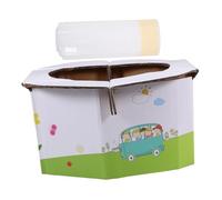 Toyvian Baño Portátil Orinal Entrenador Silla Camping Orinal Silla Ligero Orinal De Viaje Para Coche Baño Portátil Para Coche Orinal Portátil Compacto Orinal Asiento Inodoro Plegable