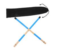 Toyvian Baquetas de Percusión de Jazz de Bambú, de Escobillas Portátiles Diseño Compacto para Batería y Música Folclórica