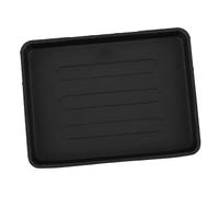 Toyvian Barbacoa Plancha de Hierro Fundido Rectangular Bandeja Bbq para Inducción y Estufas para Asar Carnes Pescados y Verduras Interiores y Exteriores